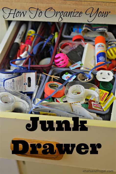 how to organize a junk drawer 4 hats and frugal junk organization junk drawer organization