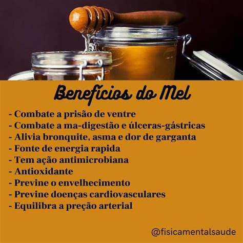 Benefícios do Mel Benefícios do mel Benefícios Nutrição e dietética