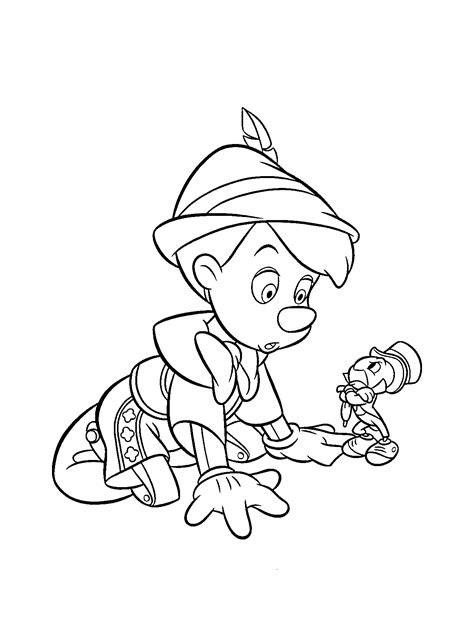 Coloring Page Pinocchio 132263 Animation Movies Printable Coloring