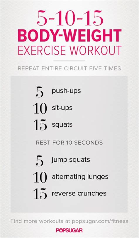 A Bodyweight Workout You Can Do Anywhere Starter Workout Bodyweight