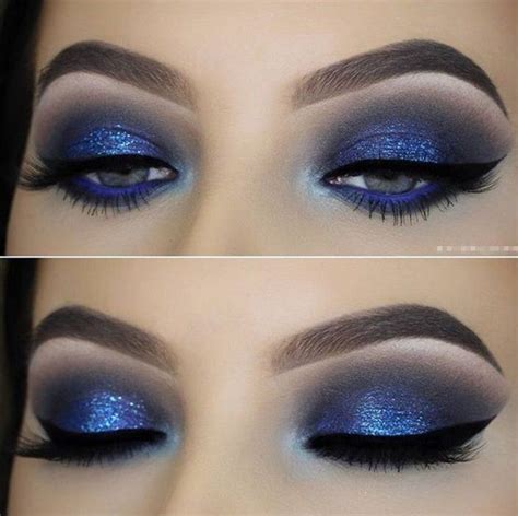 Best Eyecatching Blue Glitter Eyeshadow Makeup Ideas You May Love