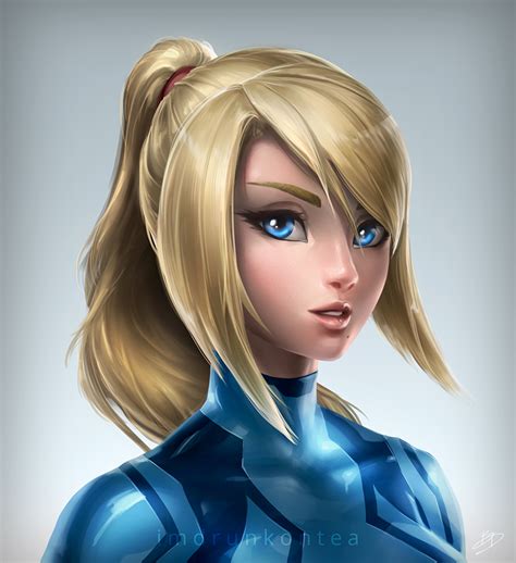 Zero Suit Samus Portrait By Imdrunkontea On Deviantart