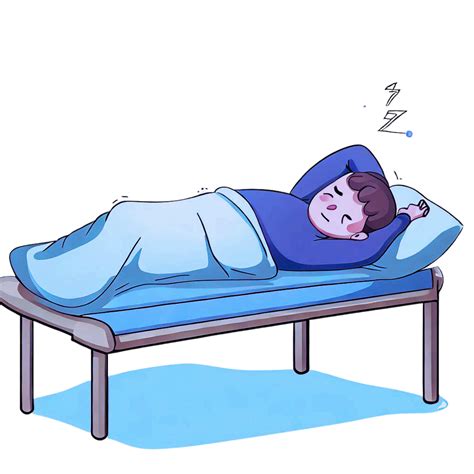 Sleeping In Bed Cartoon
