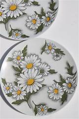 Vintage Flower Plates