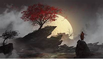 Samurai Wallpapers Lone 4k Desktop Anime Fantasy