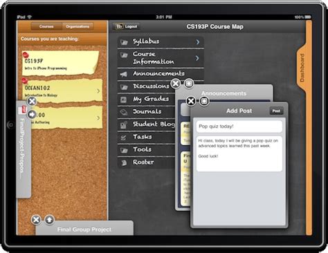Blackboard Mobile Learn Debuts On Ipad The Journal