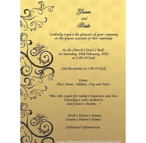And it is a classic way to make your whatsapp wedding invitation card. Printed Wedding Card, Marriage Invitation Cards, Wedding ...