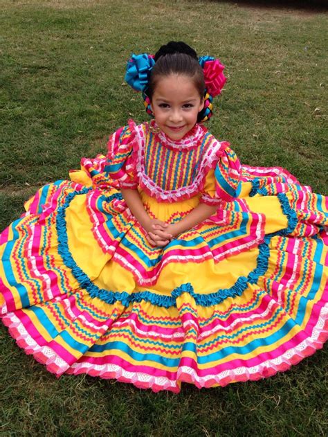 Ballet Folklórico Dress Origin Is From Jalisco Mexico First Dress