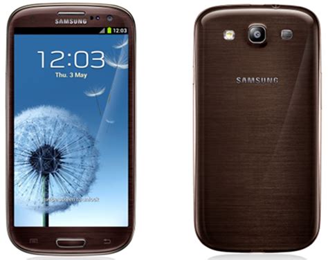 Samsung Galaxy S Iii To Get 3 More Colors Amber Brown Sapphire Black