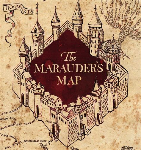 The Marauder's Map | Harry potter marauders map, Harry potter, Harry