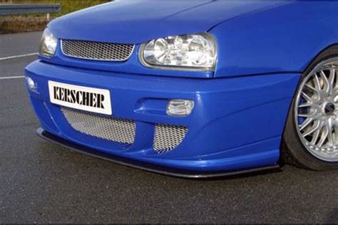Kerscher Front Spoiler Splitter Carbon Fits Volkswagen Golf Mk3 Bk