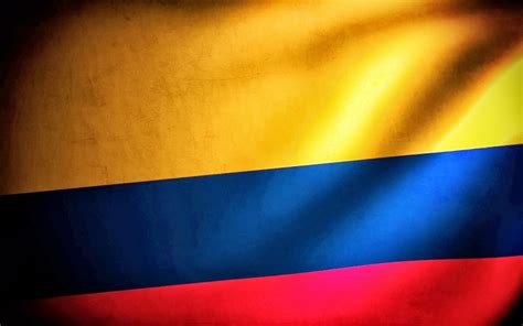 Colombia Grunge Flag Wallpaper