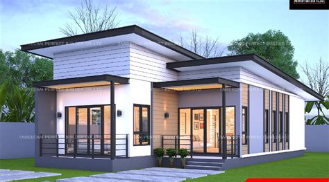 Simple Flat Roof House Plans Designs