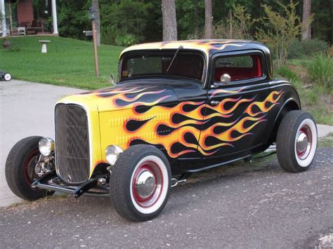 Flamed Hot Rods Classic Hot Rod Ford Hot Rod