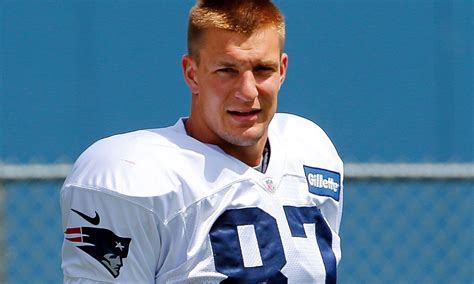 Rob Gronkowski Practices At Otas Nabs One Handed Touchdown