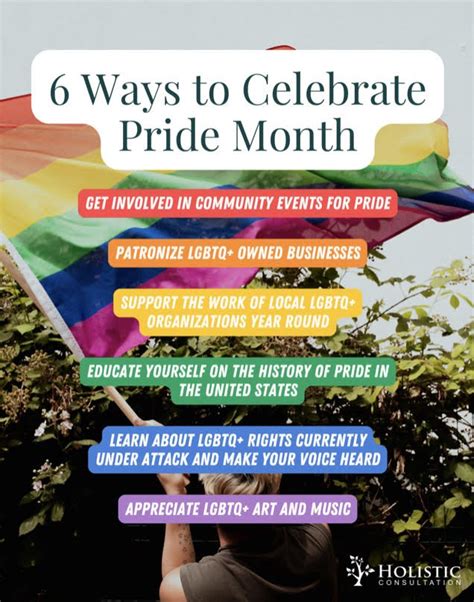 6 Ways To Celebrate Pride Month Holistic Consultation Therapy In