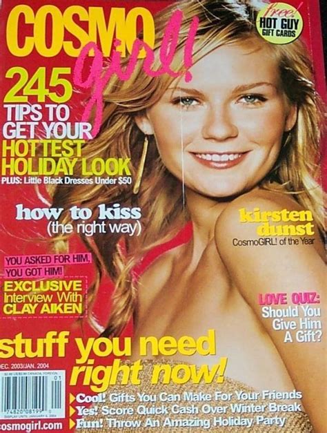 11 Cosmogirl Covers That Perfectly Captured 2004 Clay Aiken Love Quiz Cosmo Girl Girls