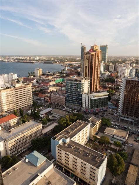 Dar Es Salaam Tanzania 10 De Febrero De 2020 Vista Aérea Sobre El