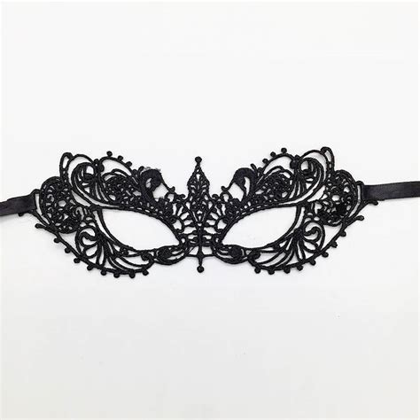 Black Color Sexy Women Lace Masquerade Mask For Carnival Halloween Half Face Cosplay Masks