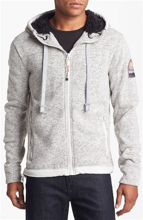 Superdry Storm Zip Hoodie In Gray For Men Grit Grey Lyst