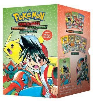 Check spelling or type a new query. Pokémon Adventures FireRed & LeafGreen/Emerald Box Set (Amazon/Barnes and Noble) | Pokemon manga ...