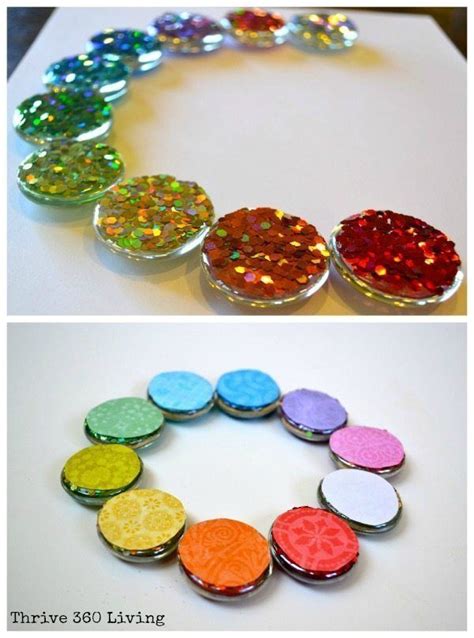 Diy Glitter Gems And Magnets Glitter Diy Glitter Projects Diy Magnets