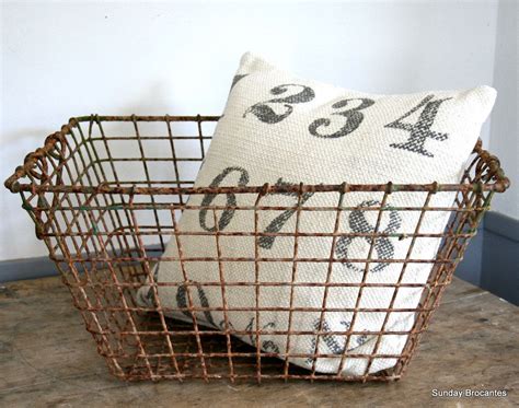 Vintage Wire Oyster Basket By Sundaybrocantes On Etsy Via Etsy