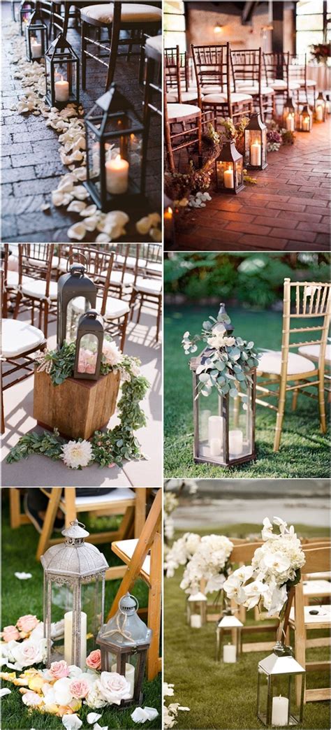 27 Creative Lanterns Wedding Aisle Decor Ideas Deer