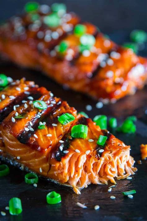 Grilled Teriyaki Salmon Recipe Simply Home Cooked