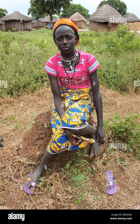 Young Fulani Woman In Ghana Stock Photo Alamy