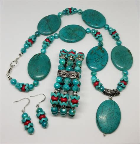 Beautiful Turquoise Jewelry Set Lisa Lmichelledesigns On Instagram