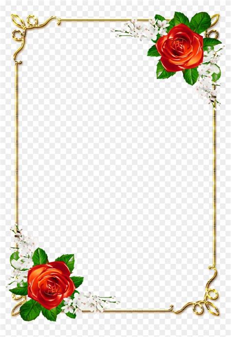 find hd frames png borders for paper borders and frames page border designs flowers