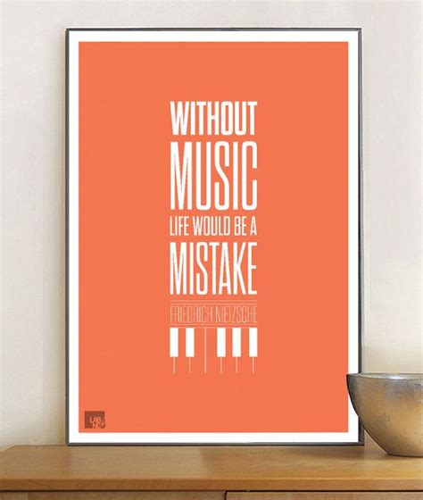 August 13, 2019december 11, 2019quotes by nikola nikolovski. Friedrich Nietzsche Quote life music print poster by LabNo4 (With images) | Life quotes ...