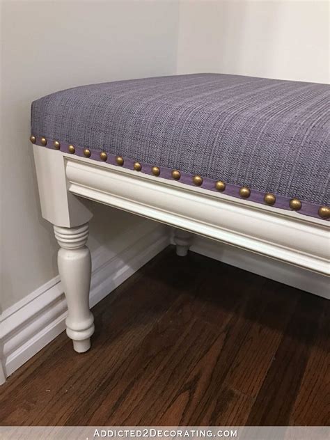 Diy Upholstered Dining Room Bench Finished How To Upholster The Seat