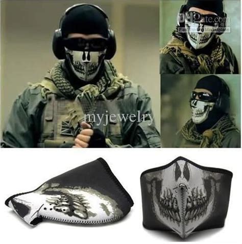 New Call Of Duty Cod Mw2 Ghost Skull Mask Biker Balaclava Face Head