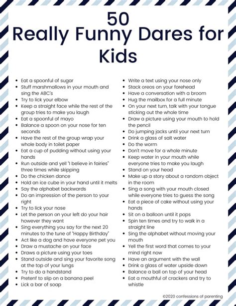 Really Funny Dares Funny Dares Fun Dares Fun Sleepover Games