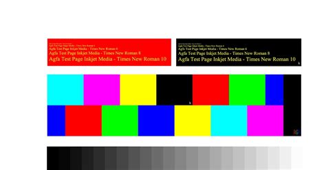 Joe Blog Color Testing Print Page