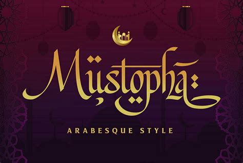 Mustopha Font Youworkforthem Arabic Font Arabic Style Font Free