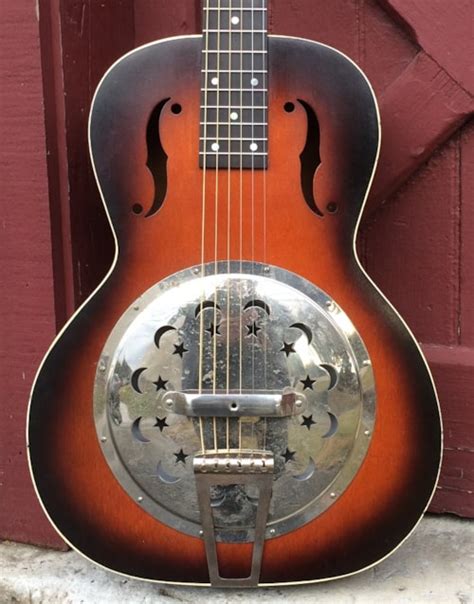 1939 Regal Dobro Sunburst > Guitars Resonator | Vintage Blues Guitars