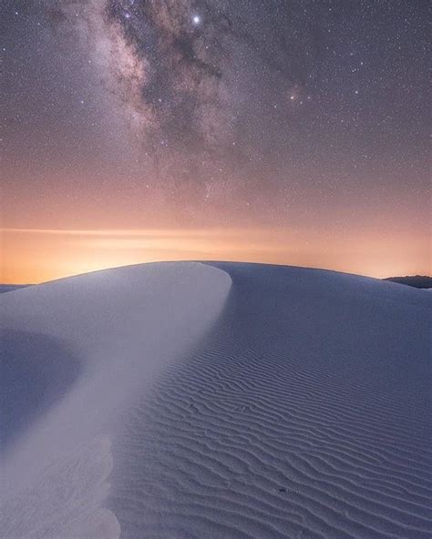 Milky Way Above White Sands By Lvm1na White Sand Sands Milky Way