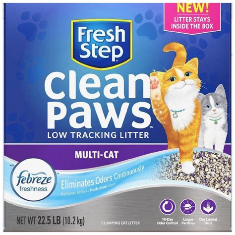 Give me a helping paw: FRESH STEP CLEAN PAWS MULTI-CAT LITTER W/FEBREZE