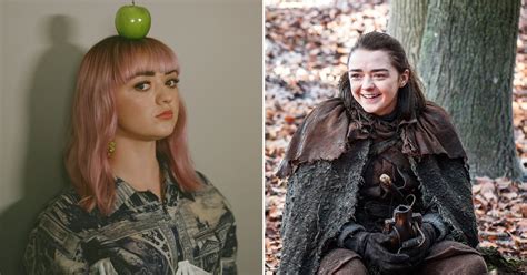 Is Maisie Williams Like Arya Stark On Game Of Thrones Popsugar