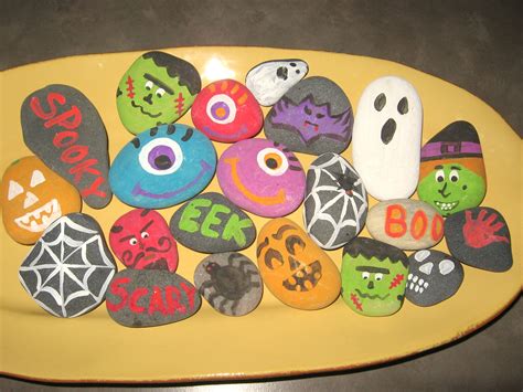 Rock Painting Ideas For Halloween 31 Unique And Different Design Ideas