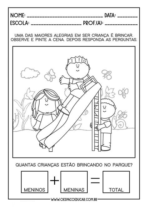 Dia das crianças na Educação Infantil sugestões de atividades práticas e atividades para