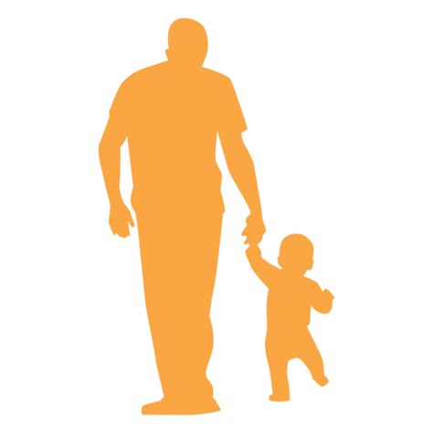 Padre E Hijo Caminando Silueta Descargar Pngsvg Transparente