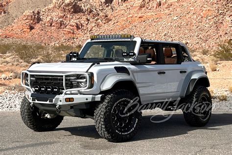Heavily Modified 2022 Ford Bronco Raptor Heads To Auction