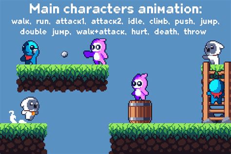 Platformer Game Kit Pixel Art