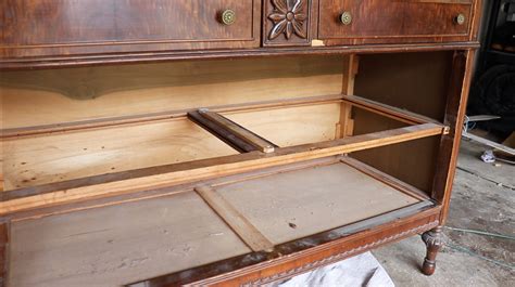 How To Repair A Wood Drawer Slide On A Vintage Dresser Shades Of Blue
