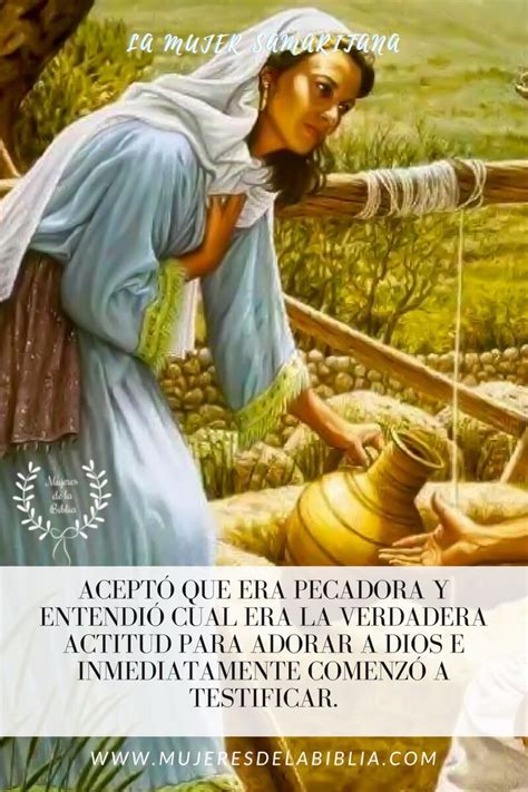 La Mujer Samaritana Mujer De La Biblia Mujeres De La Biblia