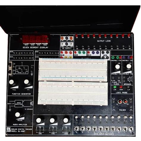 This digital trainer comes in kit form and provides all the functions necessary for digital experimentation and prototyping. Analog Digital Trainer Kit (VPEDU-DL-ADBT) - VPL Infotech ...